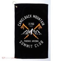 Camelback Mountain Hiking Phoenix Arizona Gift Golf Towel thumb 0