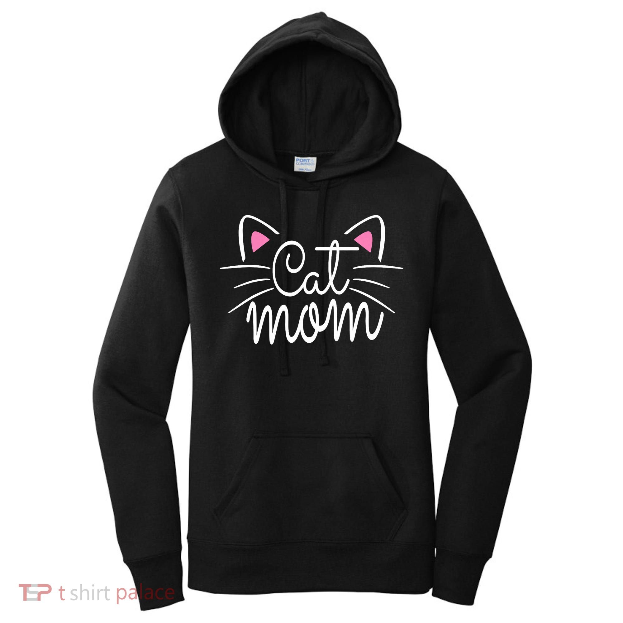 Cat Mom Happy Mothers Day For Cat Lovers Family Matching Women's Hoodie