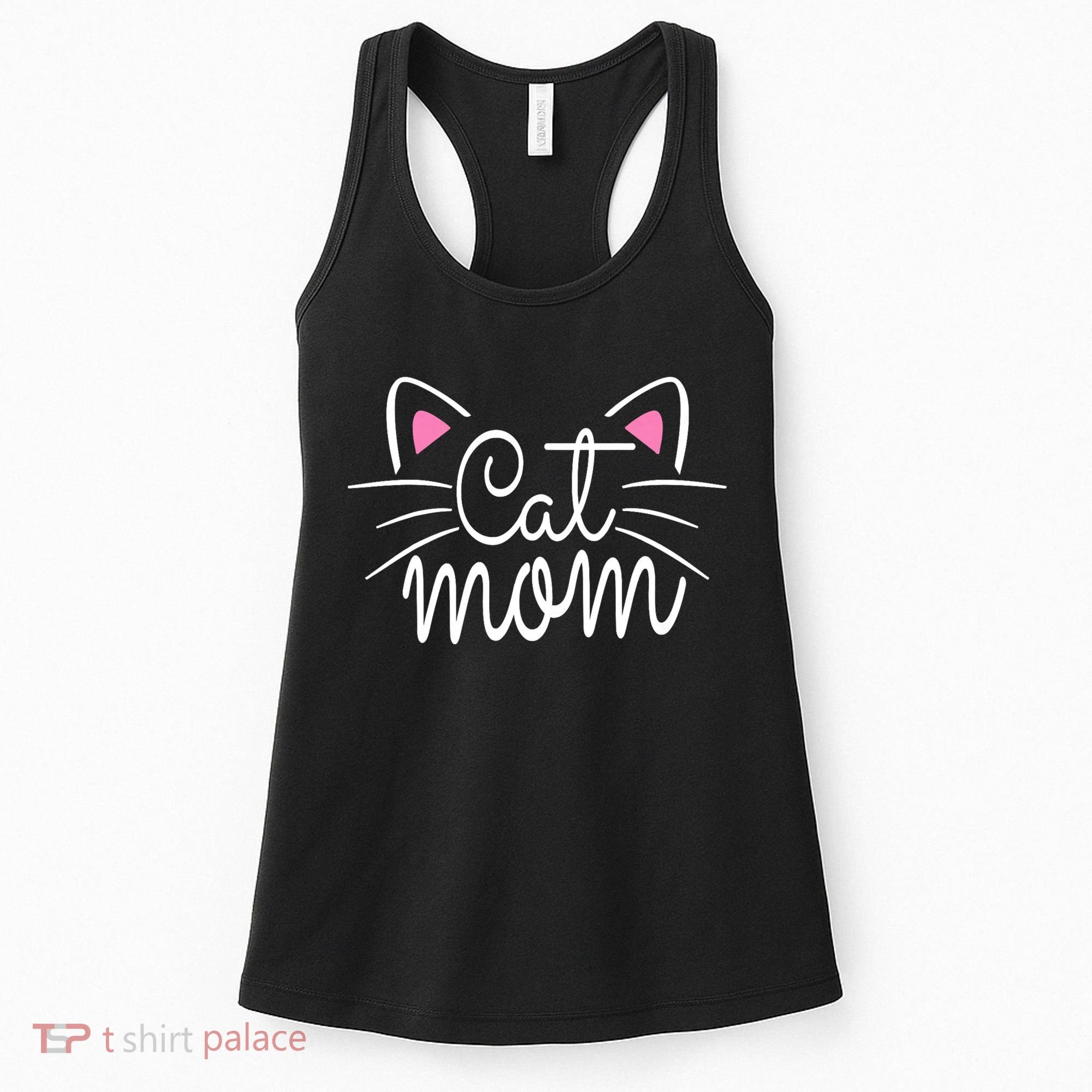 Cat Mom Happy Mothers Day For Cat Lovers Family Matching Women's Tank Top