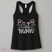Cat Mom Happy Mothers Day For Cat Lovers Family Matching Women's Tank Top thumb 3
