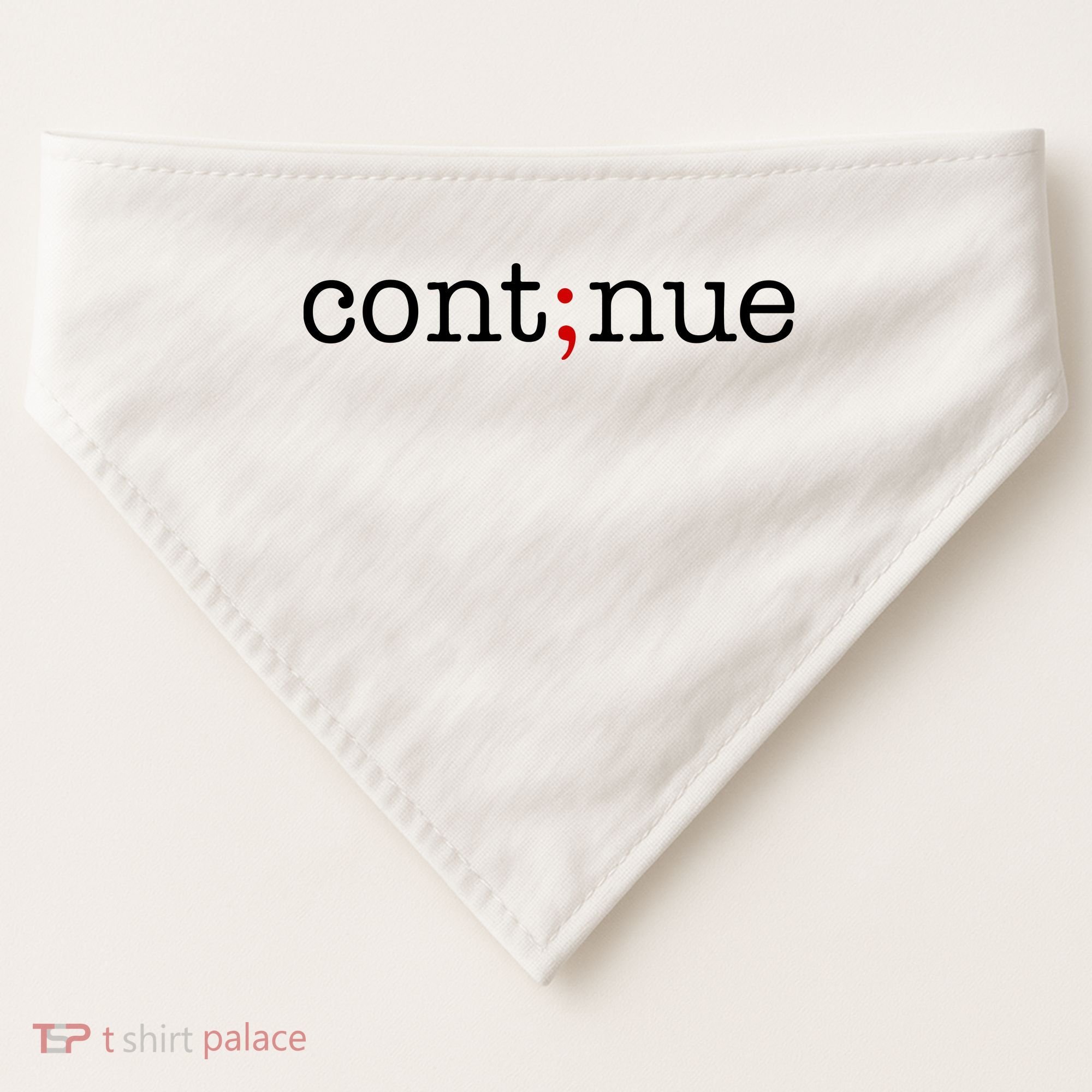 Continue Mental Health Awareness USA-Made Doggie Bandana