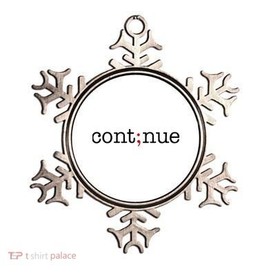 Continue Mental Health Awareness Ornament