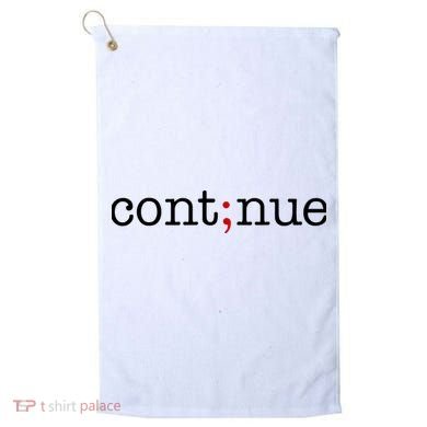 Continue Mental Health Awareness Golf Towel