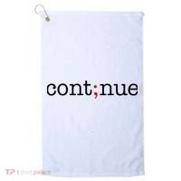 Continue Mental Health Awareness Golf Towel thumb 0