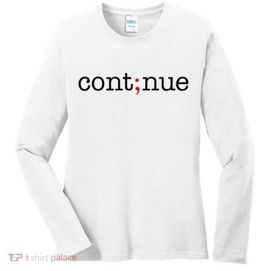 Continue Mental Health Awareness Women's Long Sleeve Shirt