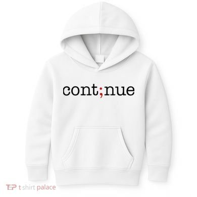 Continue Mental Health Awareness Kids Hoodie