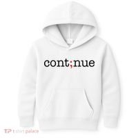 Continue Mental Health Awareness Kids Hoodie thumb 0