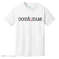 Continue Mental Health Awareness Kids T-Shirt thumb 0