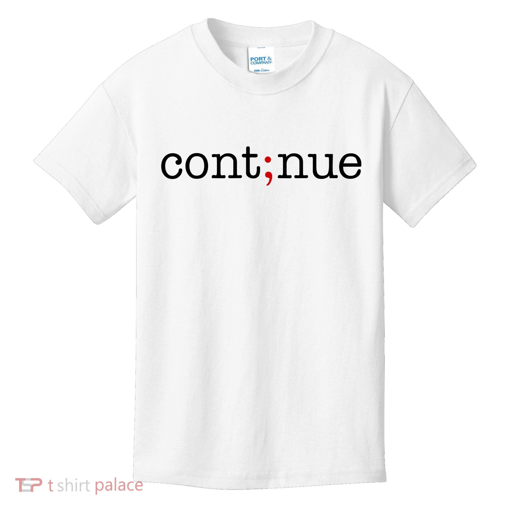 Continue Mental Health Awareness Kids T-Shirt