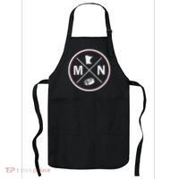 Classic Minnesota Hockey Mn Outline Apron thumb 0