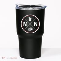 Classic Minnesota Hockey Mn Outline Tumbler thumb 0