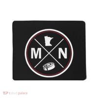 Classic Minnesota Hockey Mn Outline Mousepad thumb 0