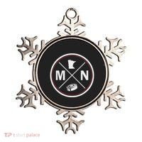 Classic Minnesota Hockey Mn Outline Ornament thumb 0