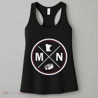 Classic Minnesota Hockey Mn Outline Women's Tank Top thumb 3