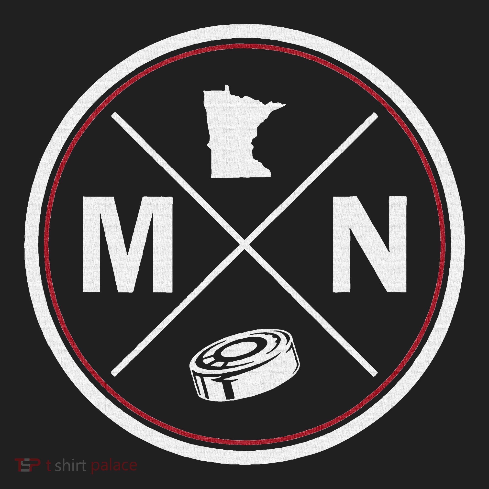 Classic Minnesota Hockey Mn Outline Hat