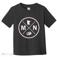 Classic Minnesota Hockey Mn Outline Toddler T-Shirt thumb 0