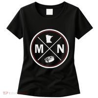 Classic Minnesota Hockey Mn Outline Women's T-Shirt thumb 0