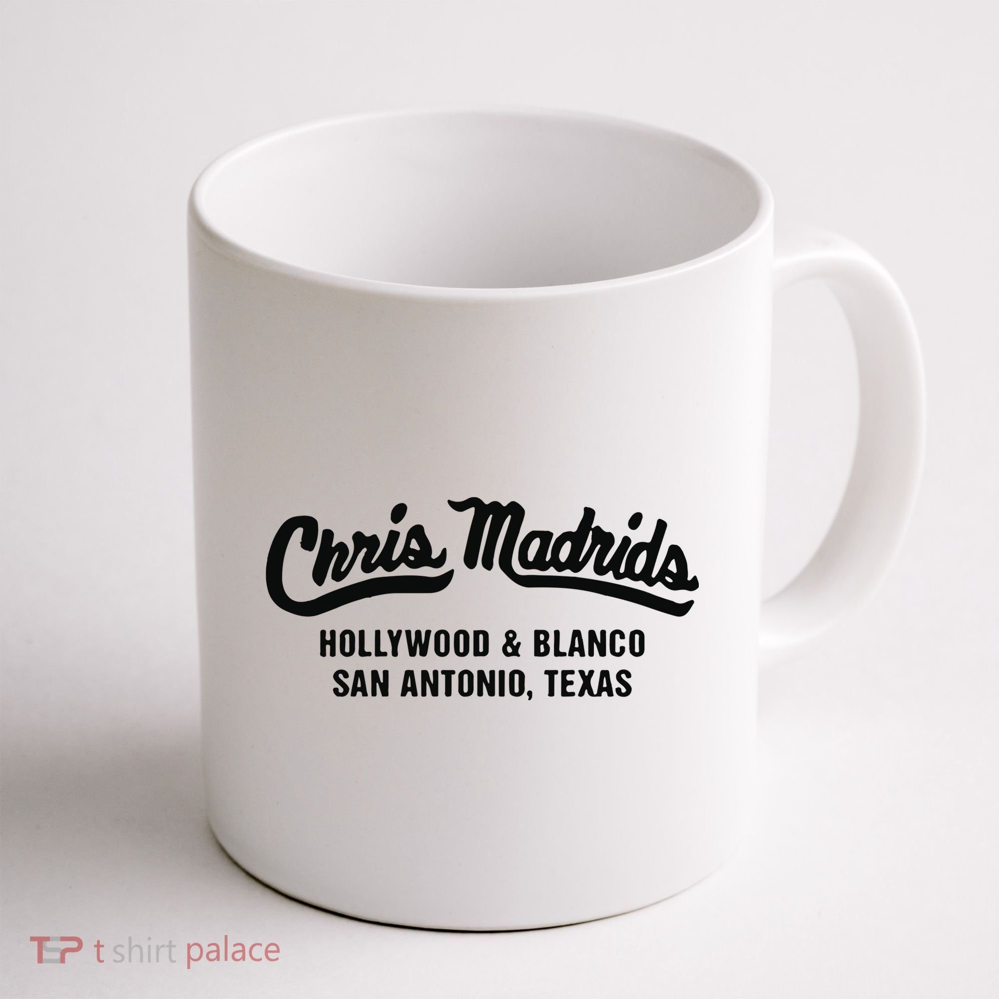 Chris Madrids Hollywood And Blanco San Antonio Texas Coffee Mug
