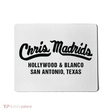 Chris Madrids Hollywood And Blanco San Antonio Texas Mousepad
