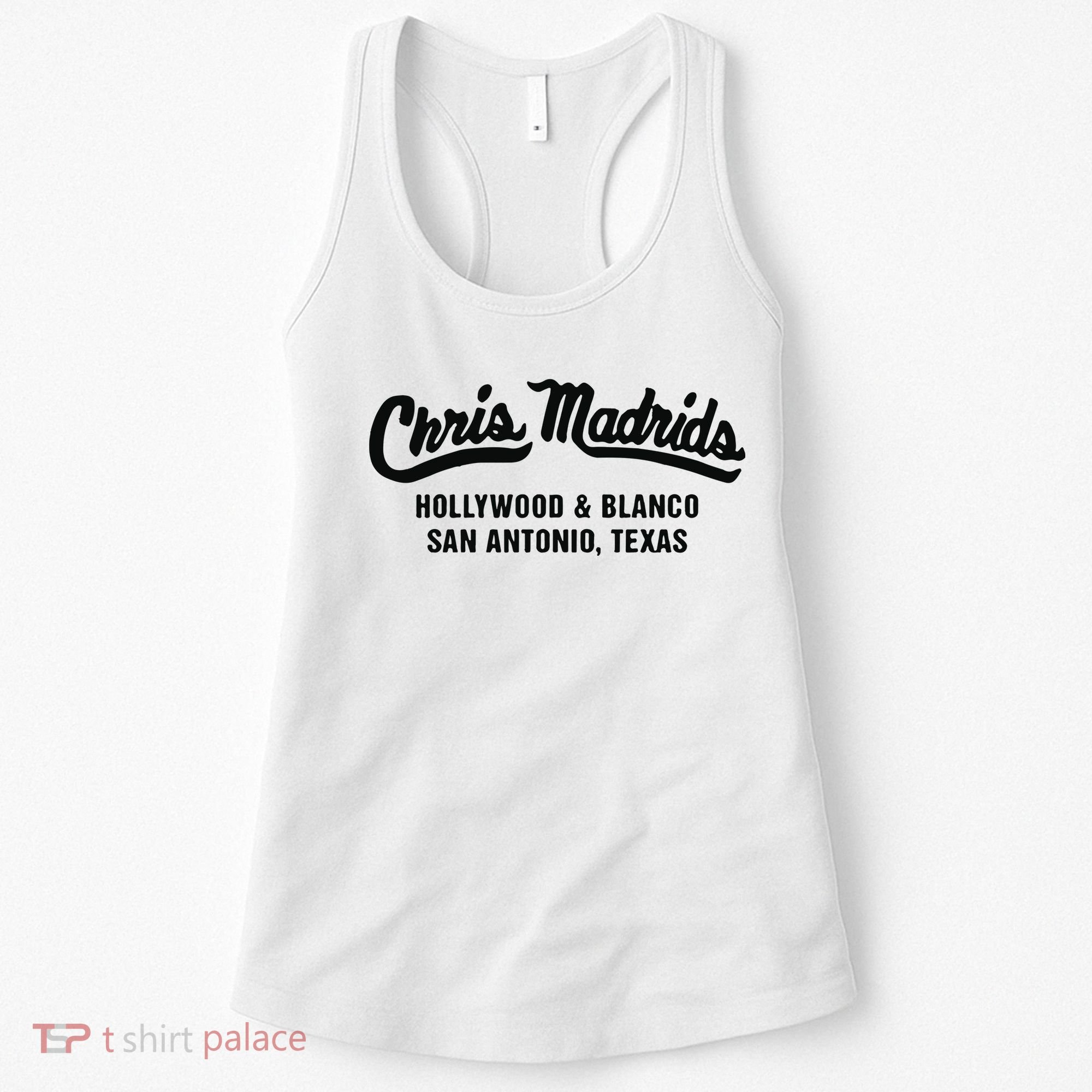 Chris Madrids Hollywood And Blanco San Antonio Texas Women's Tank Top