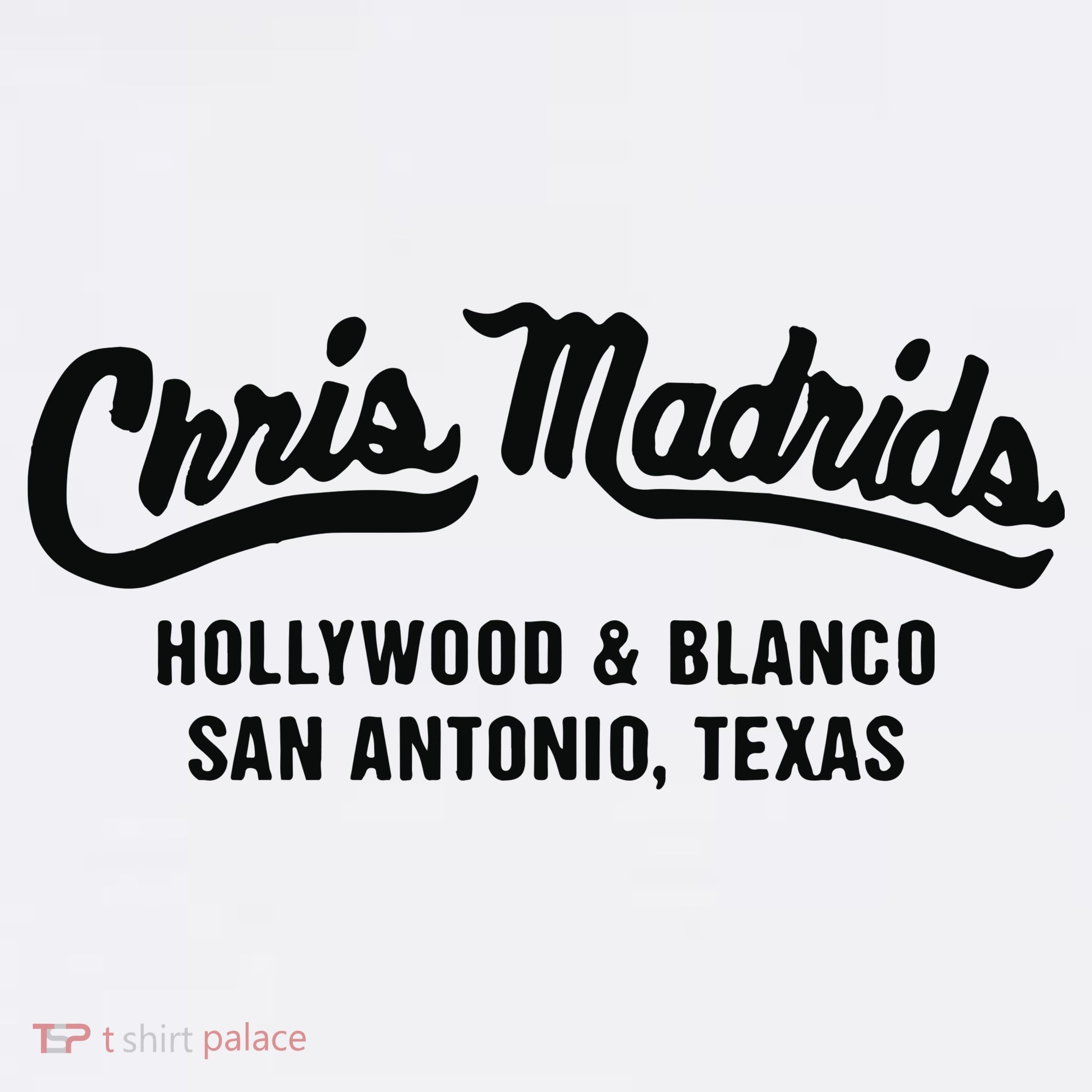 Chris Madrids Hollywood And Blanco San Antonio Texas Women's Tank Top