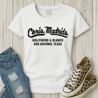 Chris Madrids Hollywood And Blanco San Antonio Texas Women's T-Shirt thumb 3
