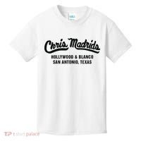 Chris Madrids Hollywood And Blanco San Antonio Texas Kids T-Shirt thumb 0