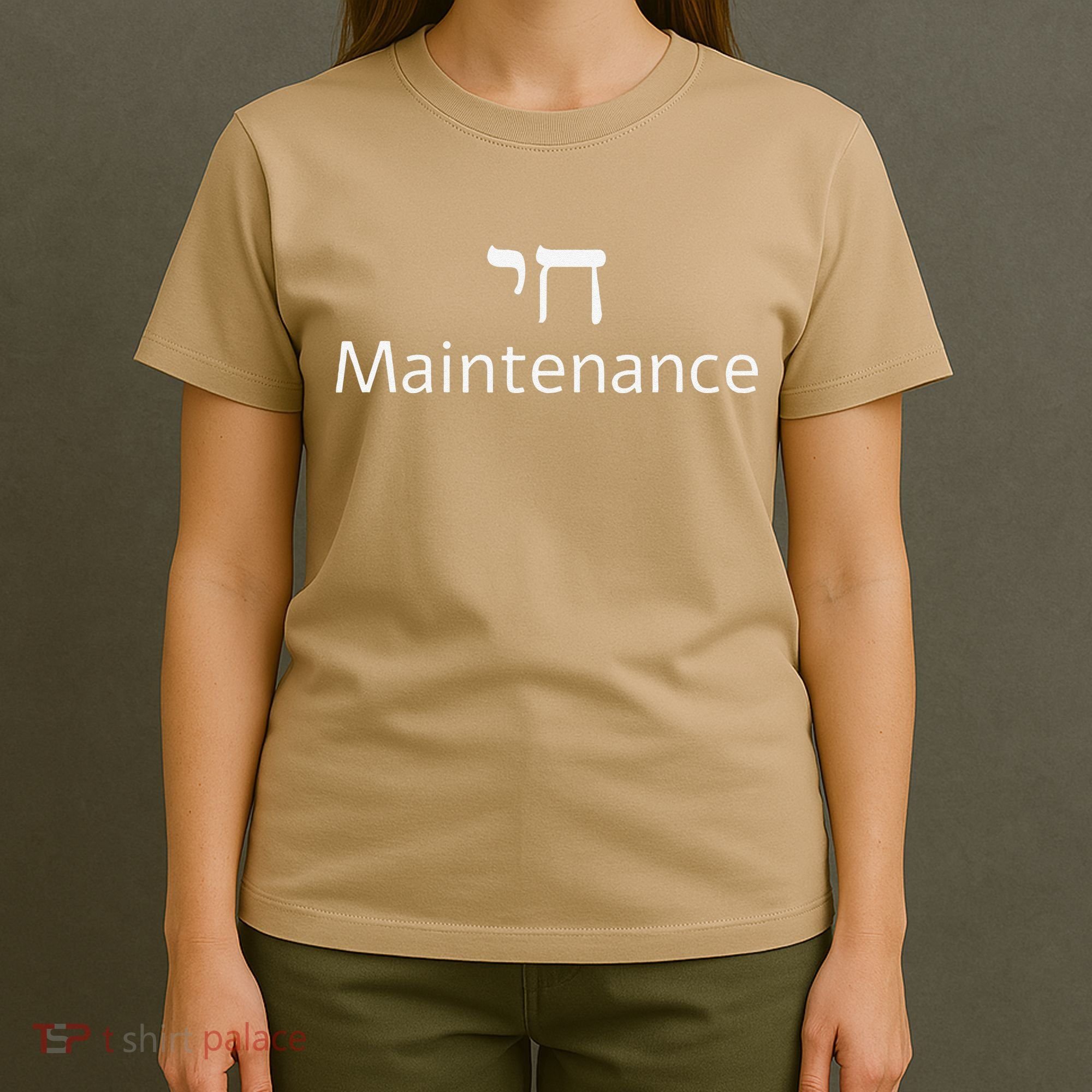 Chai Maintenance Hebrew Jewish Cool Valentine's Day Passover T-Shirt