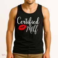 Certified MILFs Humor Funny Gift Idea For New Hottest Mom Tank Top thumb 3