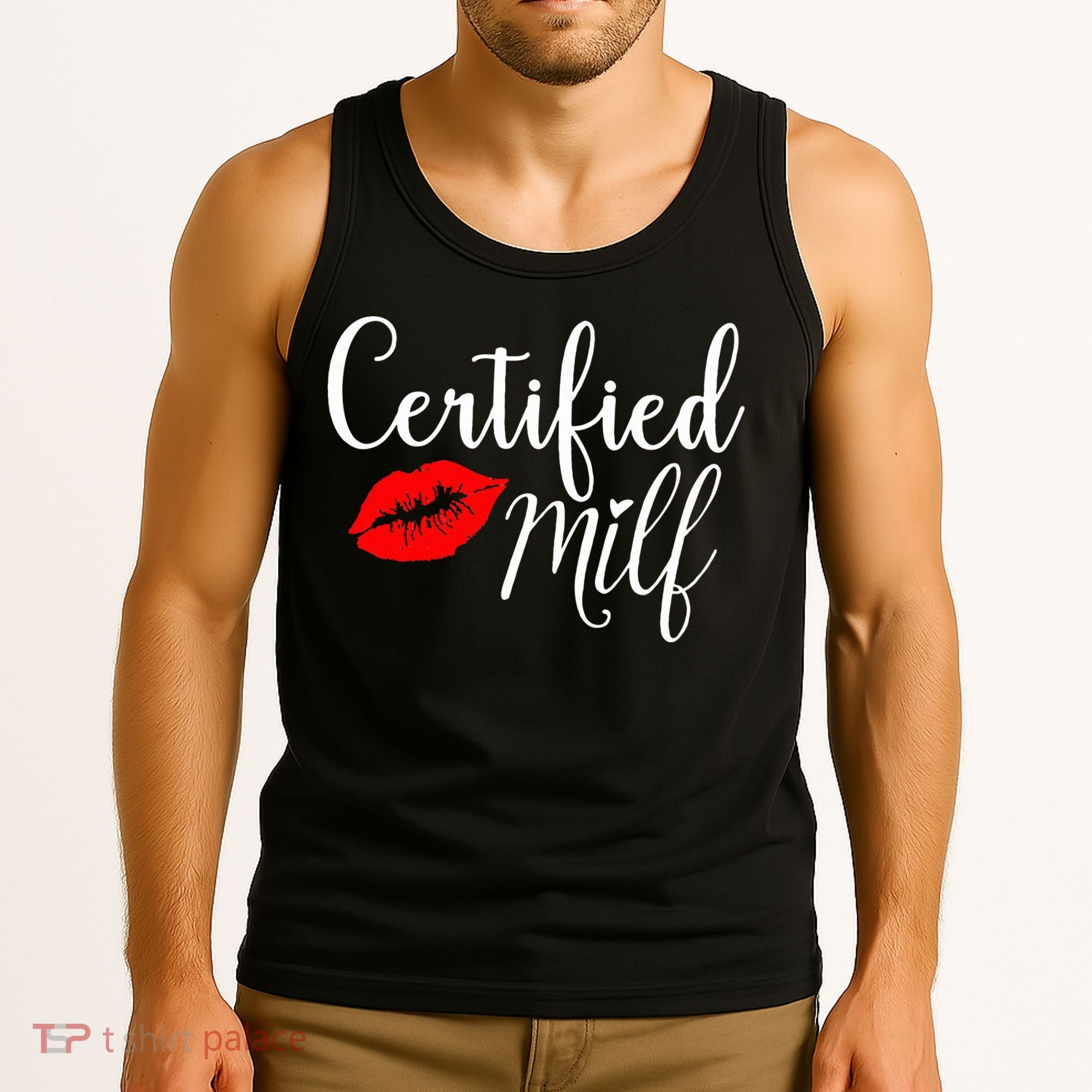 Certified MILFs Humor Funny Gift Idea For New Hottest Mom Tank Top