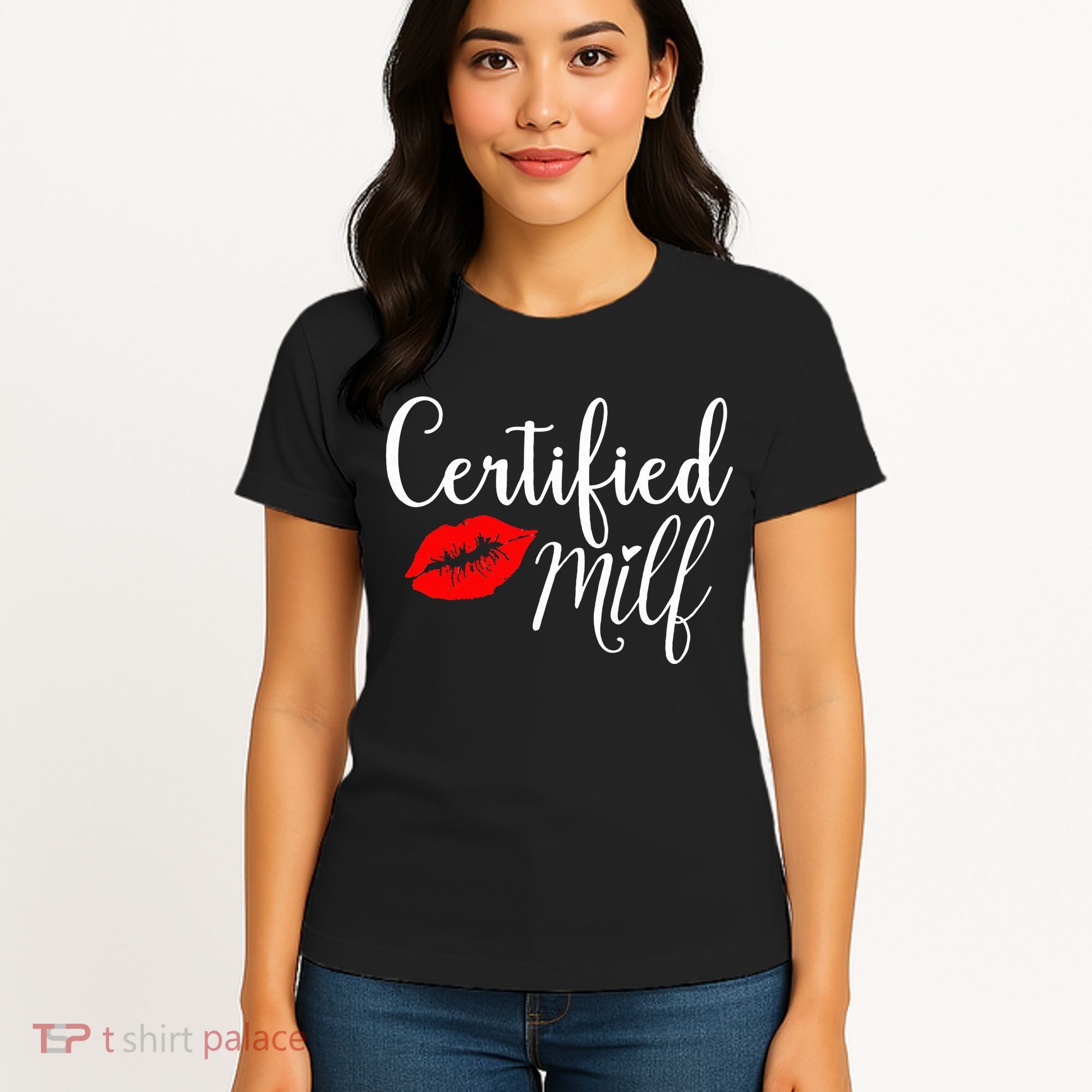 Certified MILFs Humor Funny Gift Idea For New Hottest Mom Women's T-Shirt