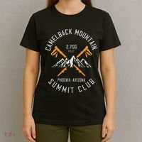 Camelback Mountain Hiking Phoenix Arizona T-Shirt thumb 4