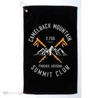 Camelback Mountain Hiking Phoenix Arizona Golf Towel thumb 0