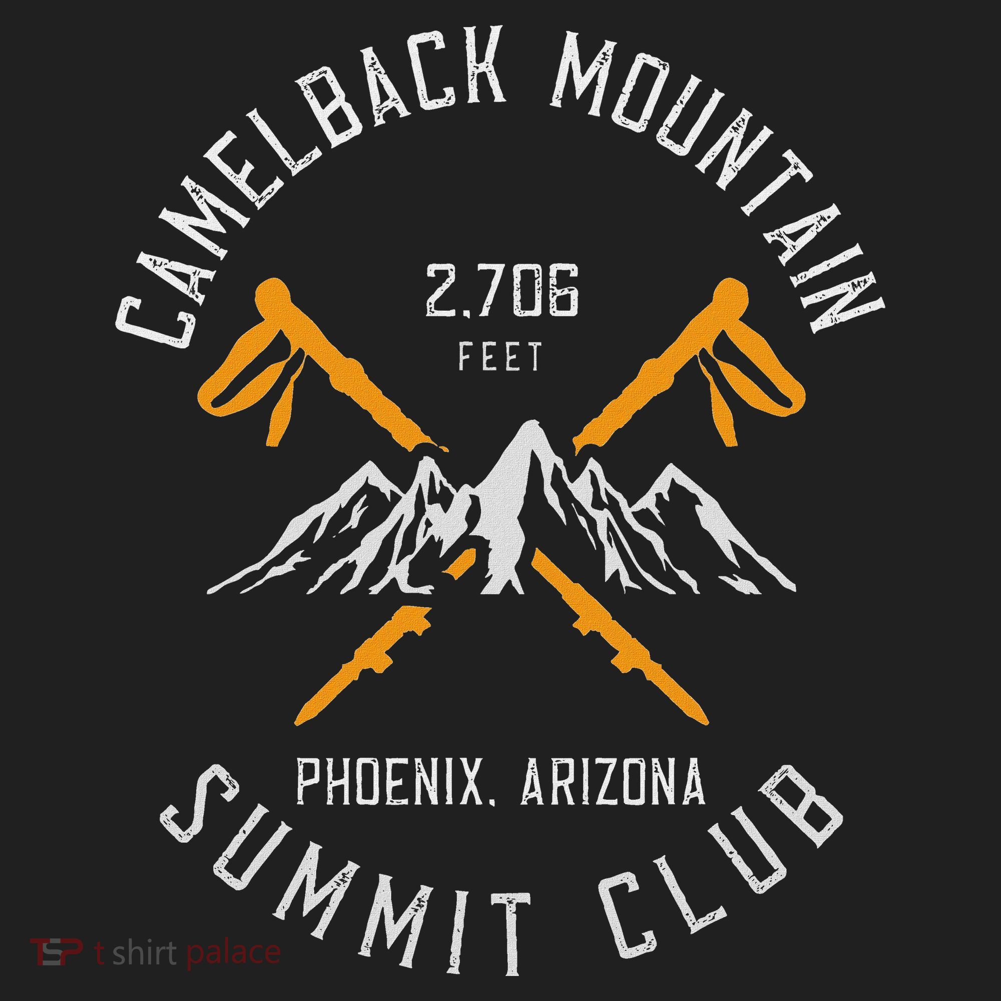 Camelback Mountain Hiking Phoenix Arizona Golf Towel