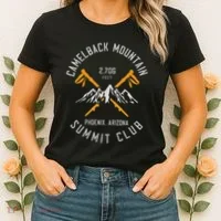 Camelback Mountain Hiking Phoenix Arizona Women's T-Shirt thumb 2