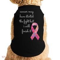 Cancer May Have Started The Fight But I Will Finish It Gift Doggie Tank thumb 0