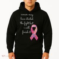 Cancer May Have Started The Fight But I Will Finish It Gift Hoodie thumb 2