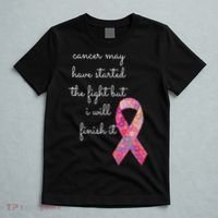 Cancer May Have Started The Fight But I Will Finish It Gift T-Shirt thumb 5