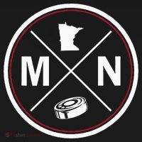 Classic Minnesota Hockey MN Outline Women's Hoodie thumb 2