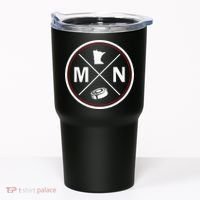 Classic Minnesota Hockey MN Outline Tumbler thumb 0