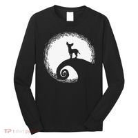 Chihuahua Moon Halloween Costume for Dog Lovers Long Sleeve Shirt thumb 0