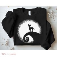 Chihuahua Moon Halloween Costume for Dog Lovers Sweatshirt thumb 2