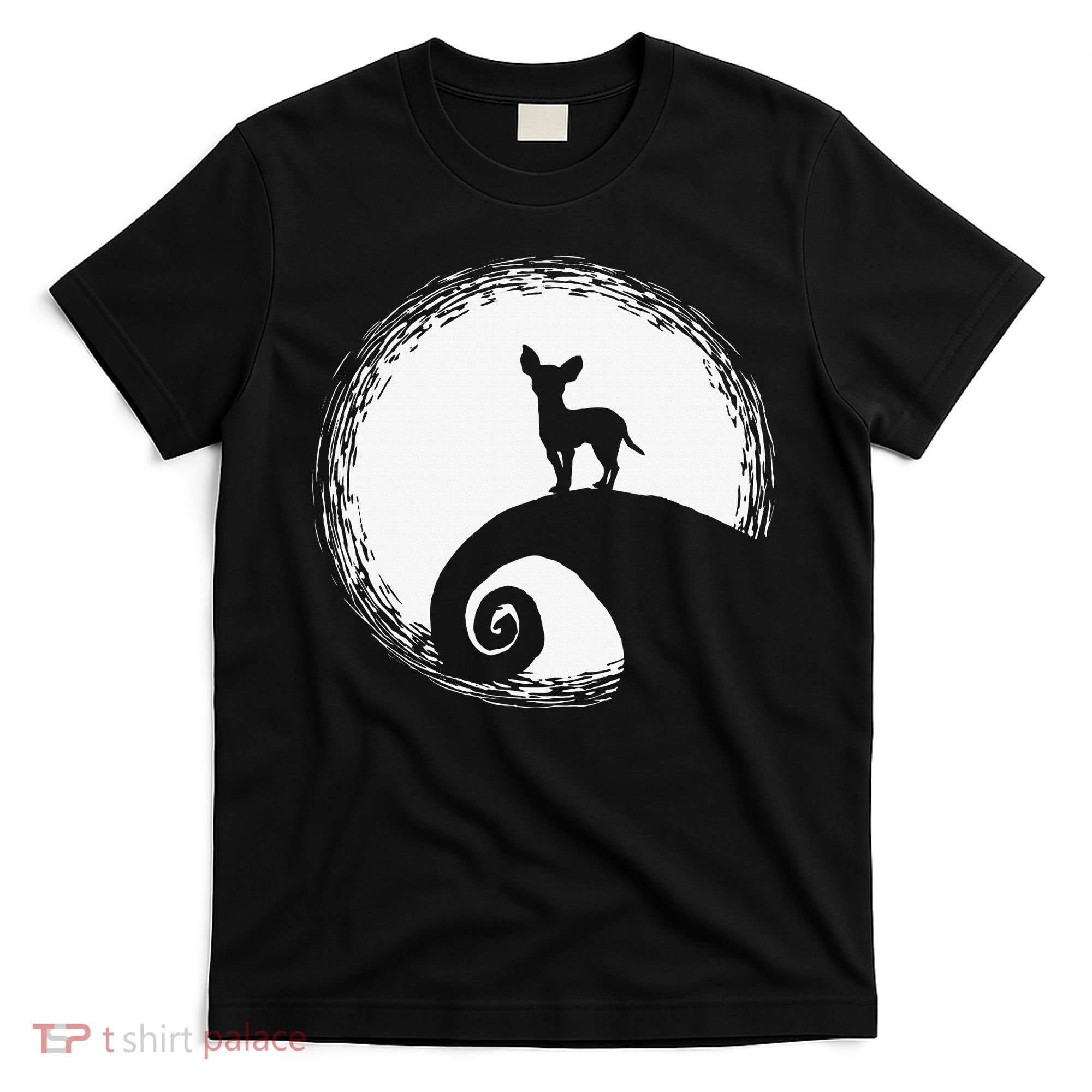 Chihuahua Moon Halloween Costume for Dog Lovers T-Shirt