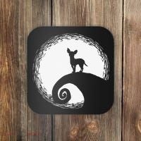 Chihuahua Moon Halloween Costume for Dog Lovers Coaster thumb 0