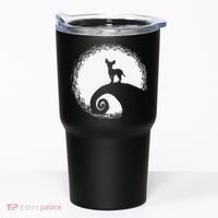 Chihuahua Moon Halloween Costume for Dog Lovers Tumbler thumb 0