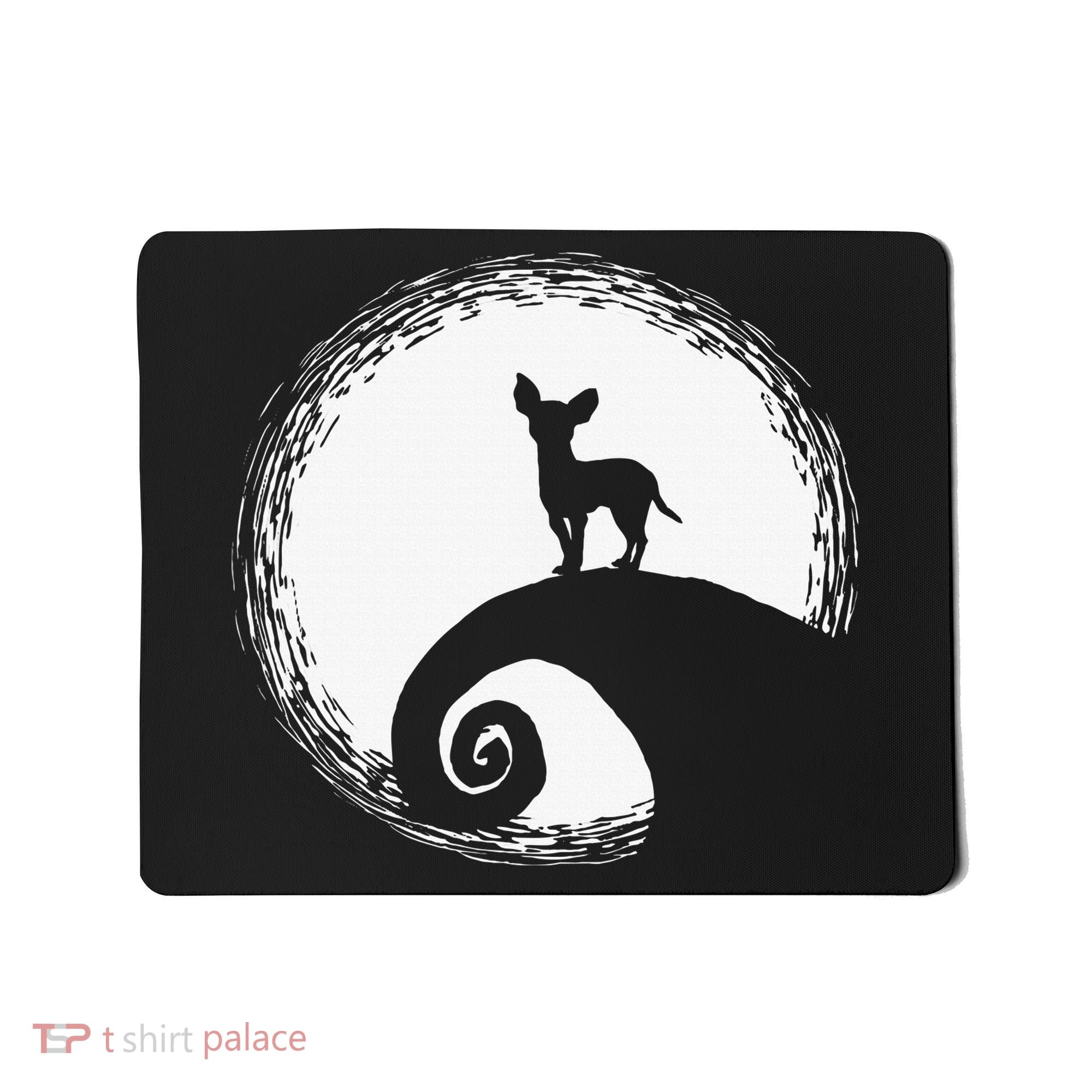 Chihuahua Moon Halloween Costume for Dog Lovers Mousepad