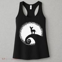 Chihuahua Moon Halloween Costume for Dog Lovers Women's Tank Top thumb 3