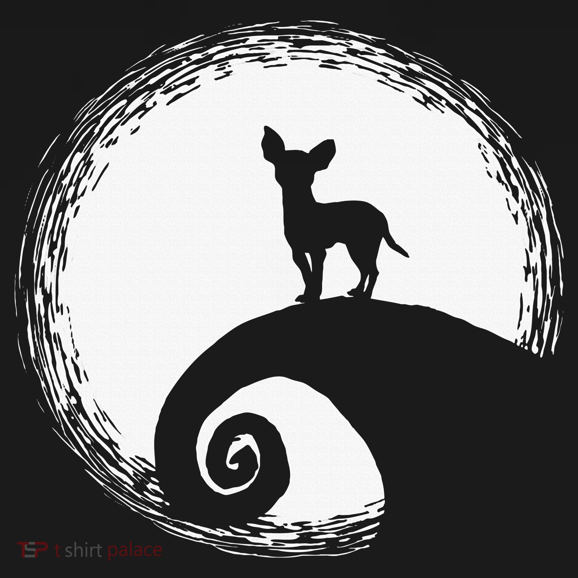 Chihuahua Moon Halloween Costume for Dog Lovers Women's Tank Top