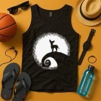 Chihuahua Moon Halloween Costume for Dog Lovers Tank Top thumb 4