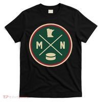 Classic Minnesota Hockey MN Outline T-Shirt thumb 0